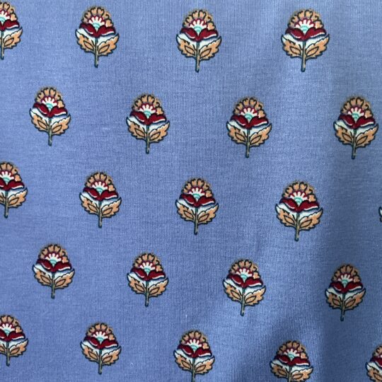 Viscose jersey print lila